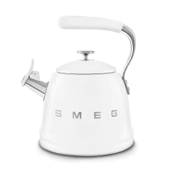 SMEG 50"s Retro Style Whistling Stovetop Kettle, White