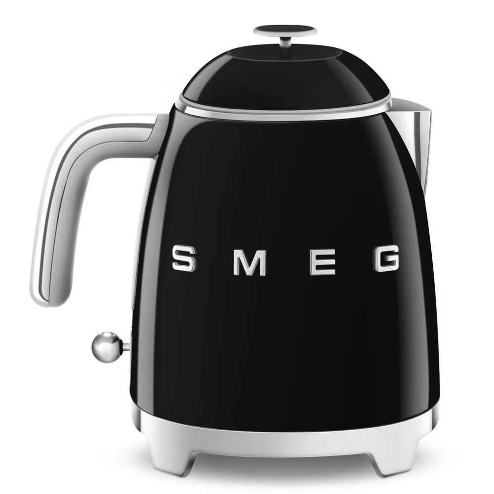 SMEG 50's Retro Style 3-Cup Mini Electric Kettle, Black