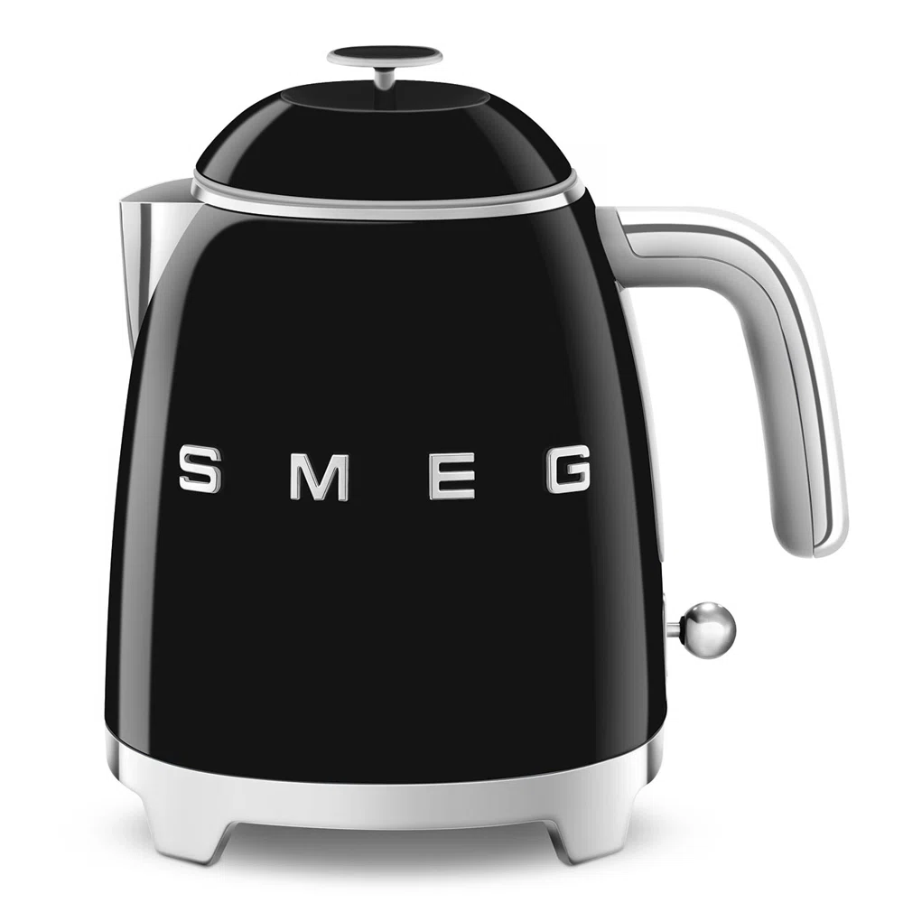 SMEG 50's Retro Style 3-Cup Mini Electric Kettle, Black