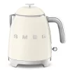 SMEG 50's Retro Style 3-Cup Mini Electric Kettle, Cream