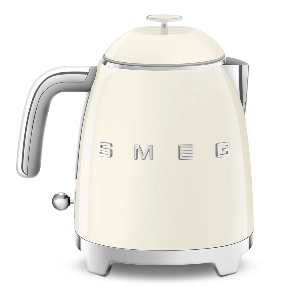SMEG 50's Retro Style 3-Cup Mini Electric Kettle, Cream