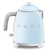 SMEG 50's Retro Style 3-Cup Mini Electric Kettle, Pastel Blue