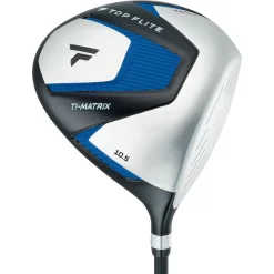 Top Flite 2024 XL Complete Golf Club Set - Left Hand, Regular Flex - Blue/Black