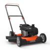 Yard Force YF21-SD-TW 21" Gas Lawn Mower, Adjustable Cutting Heights, 20" Cutting Path, 7" Wheels