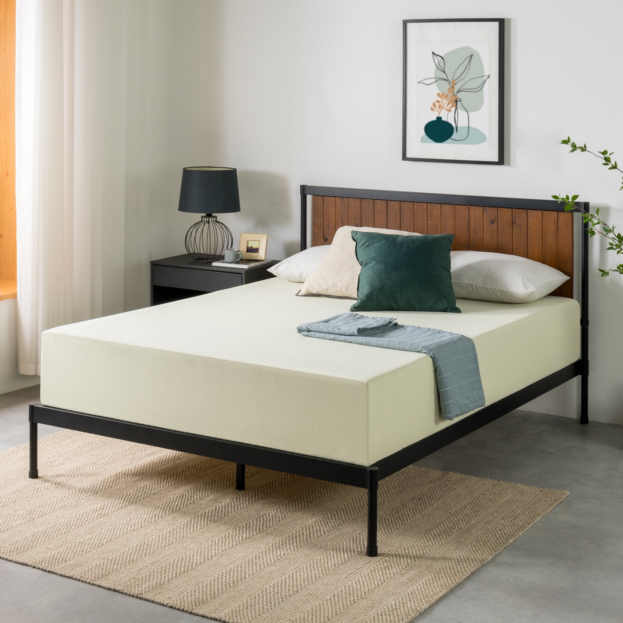 Zinus Cooling Airflow Tight Top 12" Memory Foam Mattress, Queen