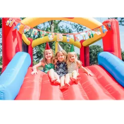 Little Tikes Jump 'n Slide 9'x12' Inflatable Bounce House, Multi-color, for Kids 3+