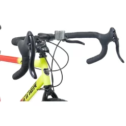 Kent 700c Dirt Runner Men's Gravel Bike, 14 Speed, Neon Red / Orange