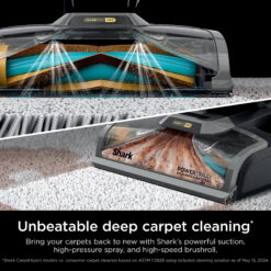 Shark CarpetXpert HairPro with StainStriker, Upright Deep Carpet, Rug & Upholstery Cleaner, Tough Stain, Hair & Odor Remover
