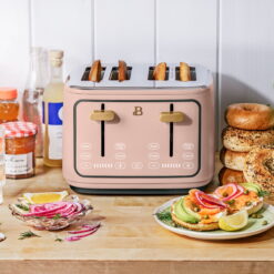 Beautiful 4-Slice Toaster with Touch-Activated Display, Rose by Drew Barrymore