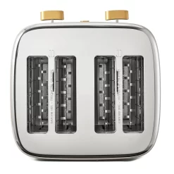 Beautiful 4-Slice Toaster with Touch-Activated Display, Porcini Taupe by Drew Barrymore
