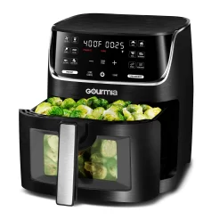 Gourmia Digital Window 8 qt Air Fryer, Black - Nonstick, Digital Display