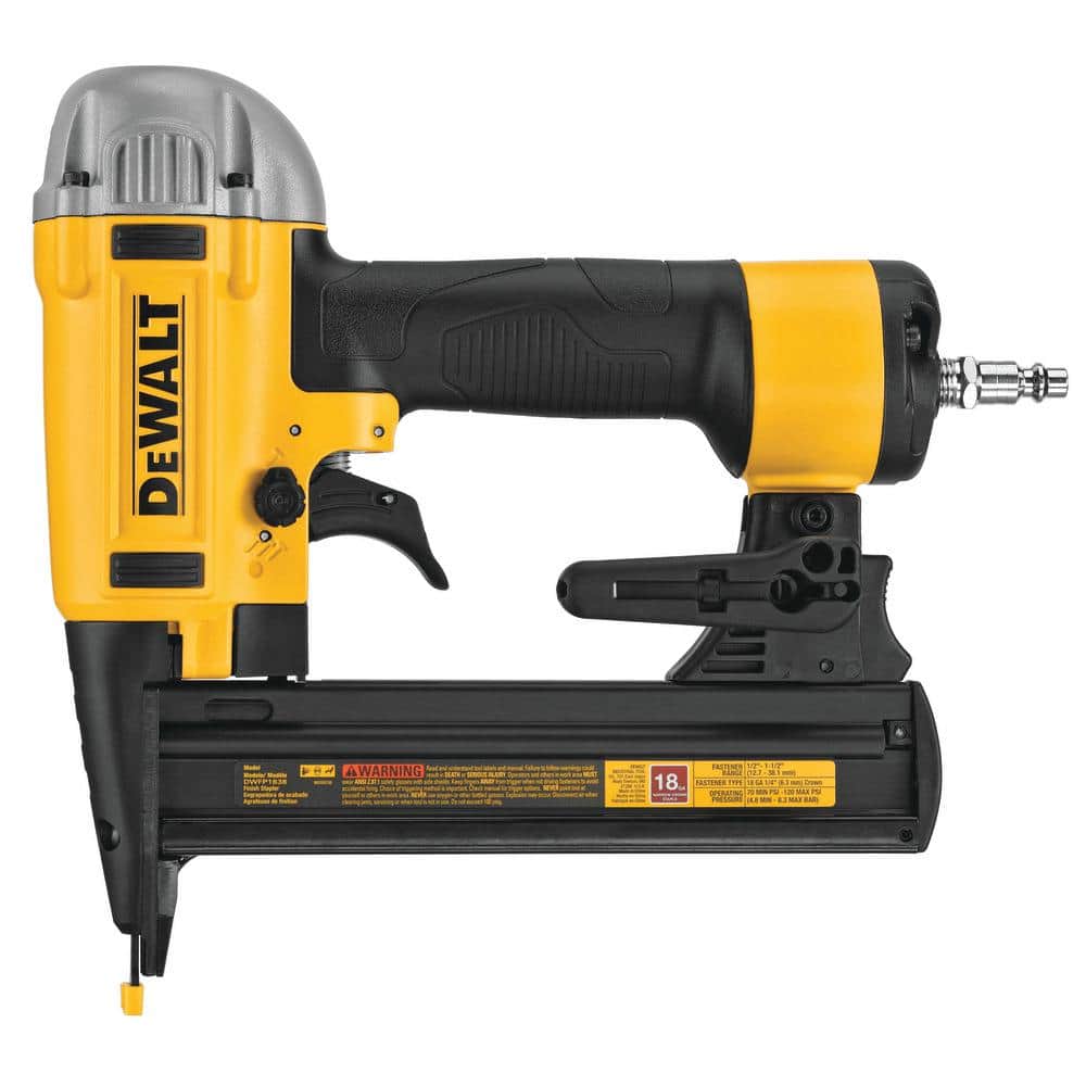 DEWALT Pneumatic 18-Gauge 1/4 in. Crown Corded Stapler DWFP1838