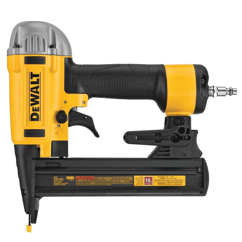 DEWALT Pneumatic 18-Gauge 1/4 in. Crown Corded Stapler DWFP1838