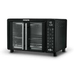 Gourmia Digital French Door Air Fryer Toaster Oven, Black