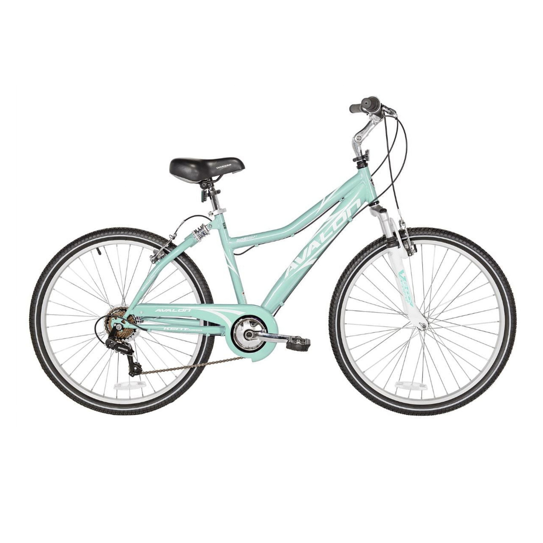 Kent Bicycles 26" Women's Avalon Comfort-Hybrid, Full Suspension Bike, Mint Green