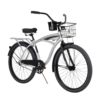 Huffy 26" Nel Lusso Men's Beach Cruiser Bike, Basket, Cargo Rack, Adult Ages 13+