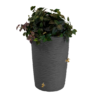 Good Ideas 50-Gallons Dark Granite Plastic Rain Barrel Spigot
