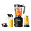 Nutribullet SmartSense Blender Combo, 5-speed blender, 1400 Watt Matte Black