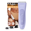 LADYSPOT Bikini Trimmer for Women, Pubic Hair Trimmer Women -Electric Hair Trimmer Shaver Razors for Women, Purple