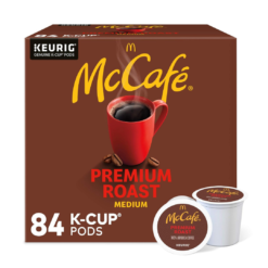 McCafe Premium Roast, Single-Serve Keurig K-Cup Pods, Medium Roast Coffee Pods Pods, 84 Count