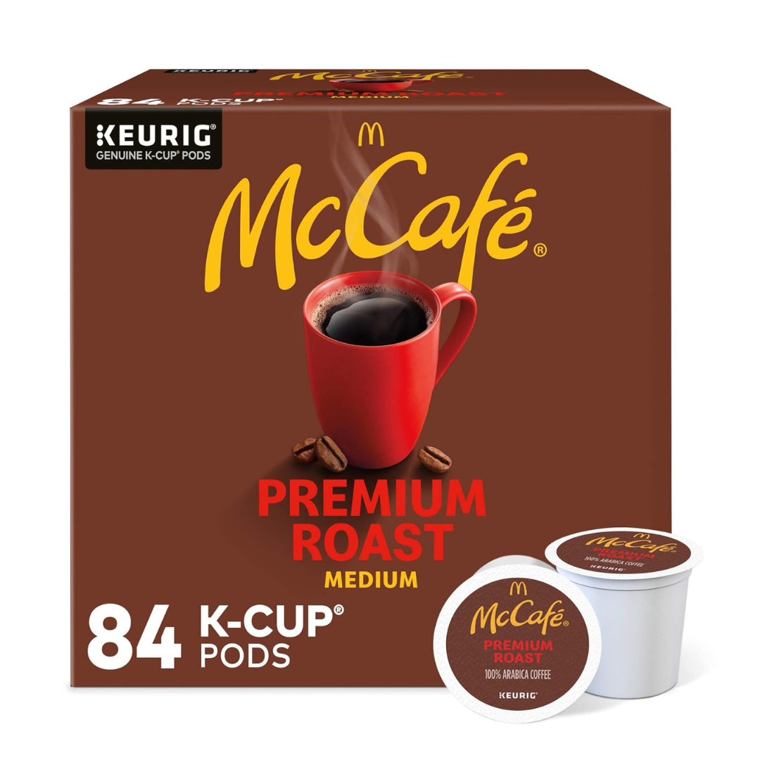 McCafe Premium Roast, Single-Serve Keurig K-Cup Pods, Medium Roast Coffee Pods Pods, 84 Count