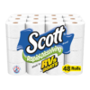 Scott Rapid Dissolving Toilet Paper, 4 Rolls (Pack of 12)
