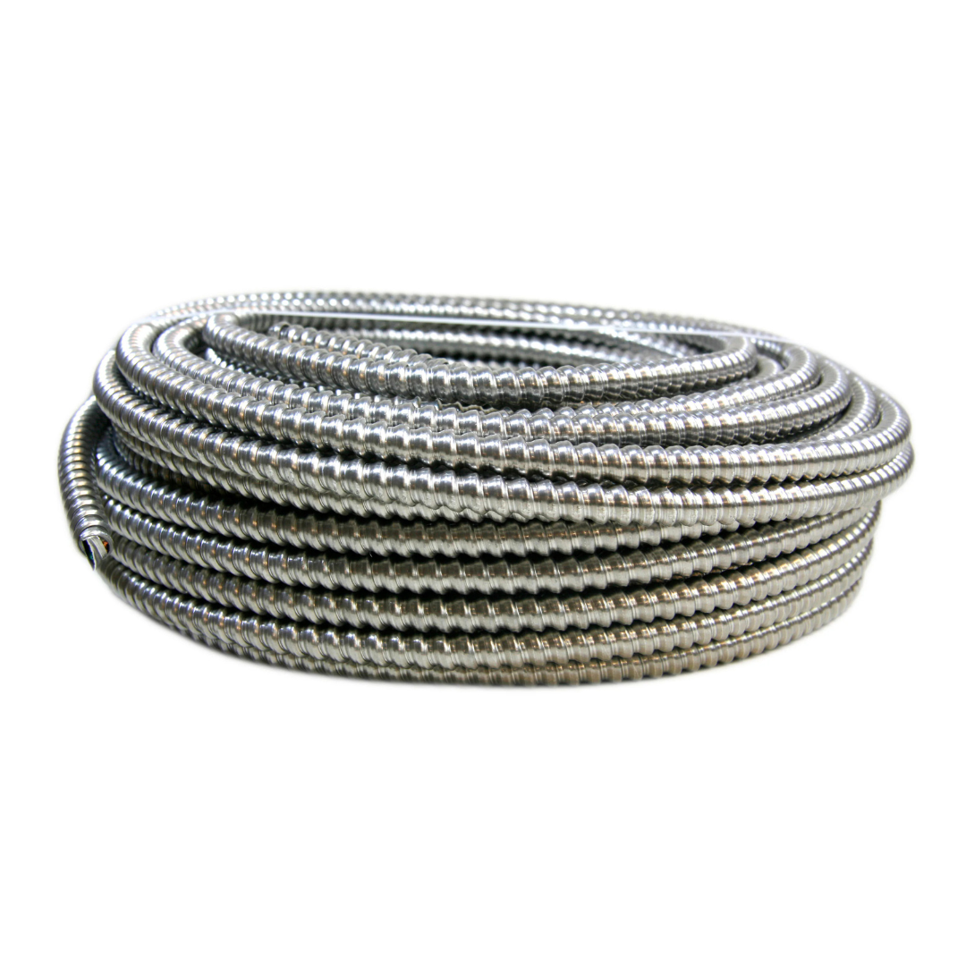 Southwire Duraclad 100-ft 4 / 1 Stranded Steel BX/AC Armored Cable