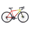 Kent 700c Dirt Runner Men's Gravel Bike, 14 Speed, Neon Red / Orange