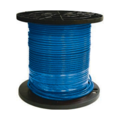 Southwire SIMpull 500-Feet 6 -AWG Blue Stranded Copper THHN wire ( By-the-roll )