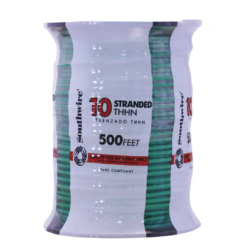 Southwire 500-Feet 10 -AWG Green Stranded Copper THHN wire ( By-the-roll )