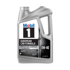 Mobil 1 FS European Car Formula Full Synthetic Motor Oil 0W-40, 5 Quart