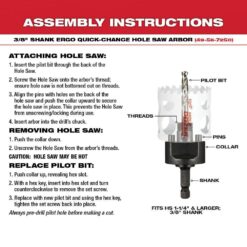Milwaukee Hole Dozer Bi-Metal Hole Saw Kit (8-Piece) 49-22-4019
