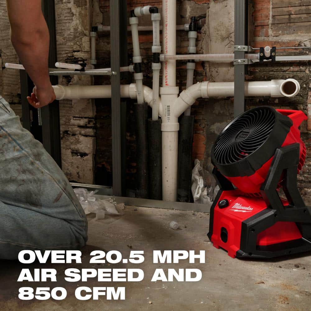 Milwaukee M18 18-Volt Lithium-Ion Brushless Cordless PACKOUT Jobsite Fan (Tool-Only) 0818-20
