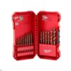 Milwaukee Cobalt Red Helix Twist Drill Bit Set for Drill Drivers (23-Piece) 48-89-2338