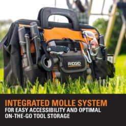 RIDGID 18 in. 44 Pocket Professional Grade Tool Bag RD64018-TH