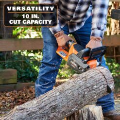RIDGID 18V Brushless 12 in. Electric Battery Chainsaw (Tool Only) R01101B