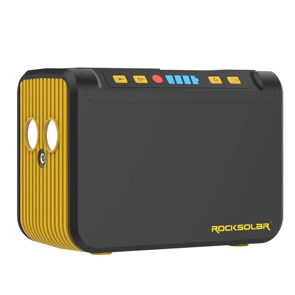 ROCKSOLAR 80-Watt Li-Battery Generator Multi-function Push Button Start Portable Power RS81