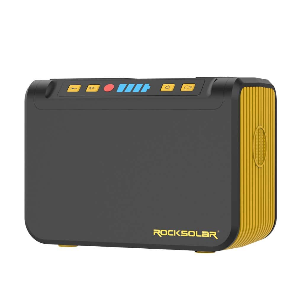 ROCKSOLAR 80-Watt Li-Battery Generator Multi-function Push Button Start Portable Power RS81