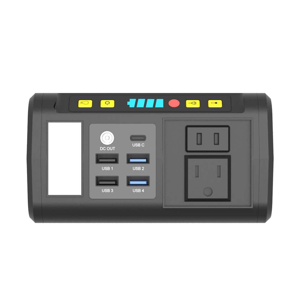 ROCKSOLAR 80-Watt Li-Battery Generator Multi-function Push Button Start Portable Power RS81
