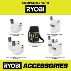RYOBI ONE+ 18V Cordless Battery 2 Gal. Chemical Sprayer with 2.0 Ah Battery and Charger P2830