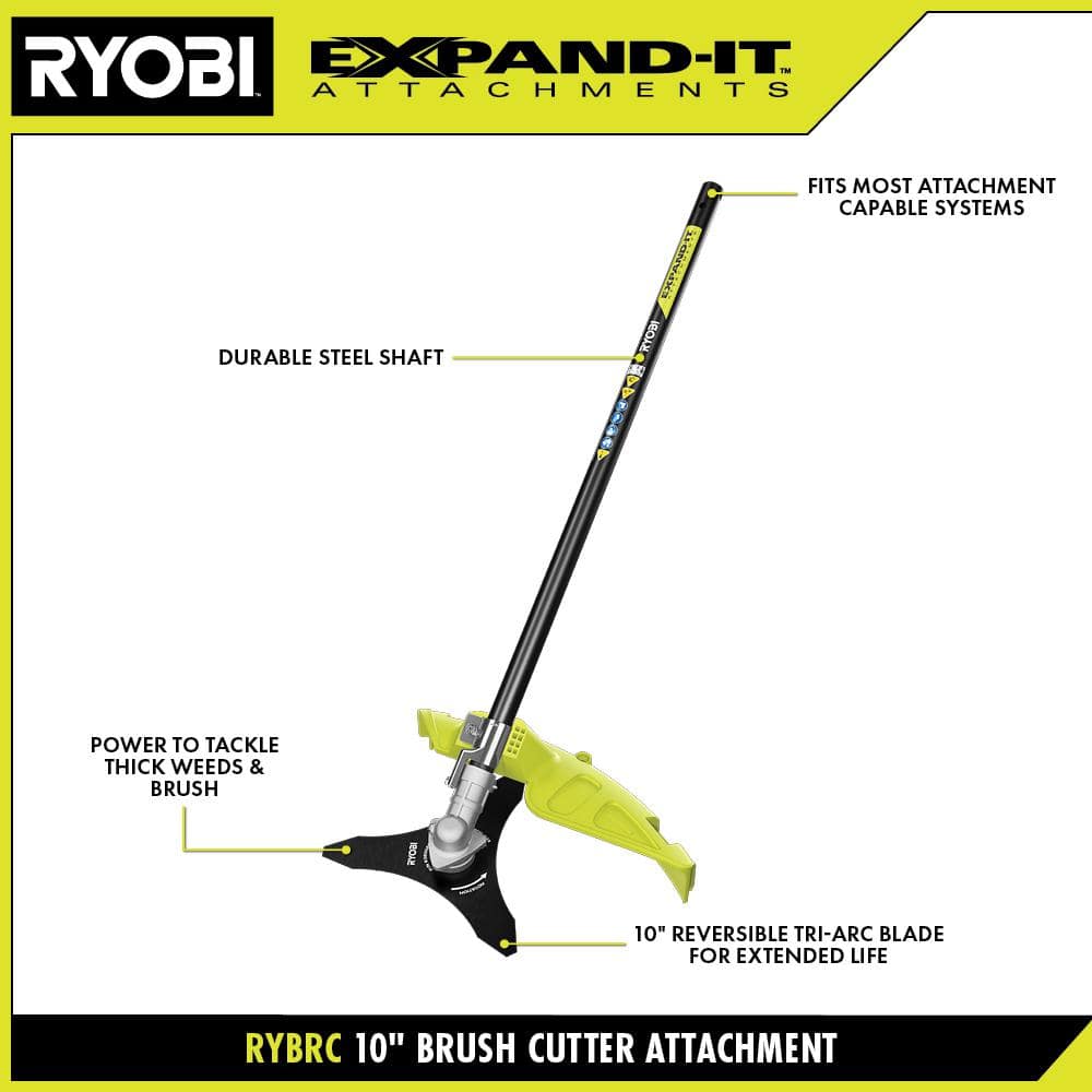 RYOBI Expand-It Brush-Cutter Trimmer Attachment RYBRC