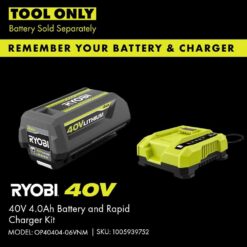 RYOBI 40V 24 in. Cordless Battery Hedge Trimmer (Tool Only) RY40HG01B