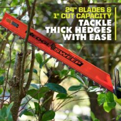 RYOBI 40V 24 in. Cordless Battery Hedge Trimmer (Tool Only) RY40HG01B