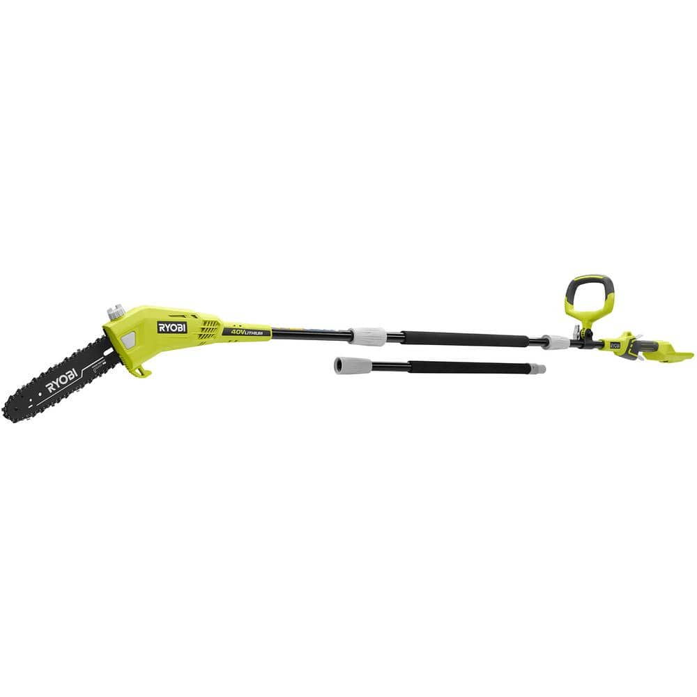 RYOBI 40V 10 in. Cordless Battery Pole Saw (Tool-Only) RY40506BTL