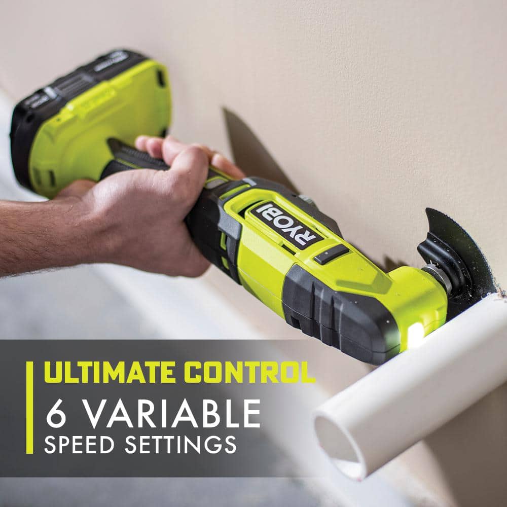 RYOBI ONE+ 18V Cordless 2-Tool Combo Kit with Multi-Tool and 5 in. Random Orbit Sander (Tools Only) PCL1207N