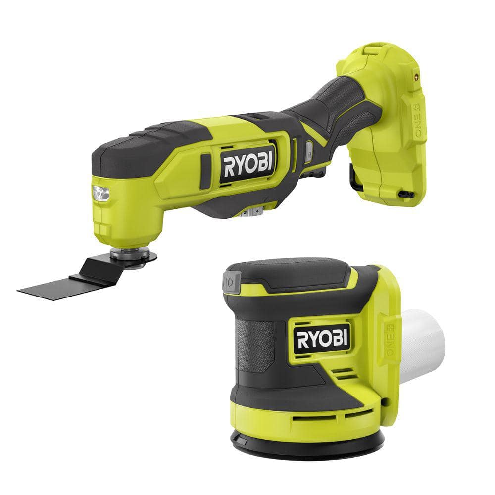 RYOBI ONE+ 18V Cordless 2-Tool Combo Kit with Multi-Tool and 5 in. Random Orbit Sander (Tools Only) PCL1207N
