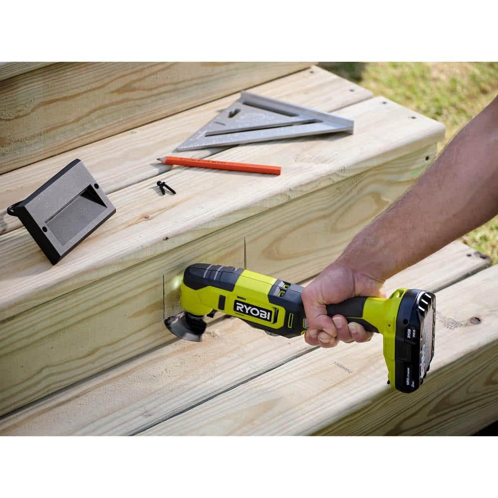 RYOBI ONE+ 18V Cordless 2-Tool Combo Kit with Multi-Tool and 5 in. Random Orbit Sander (Tools Only) PCL1207N