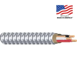 Southwire Duraclad 250-Feet 10 / 3 Solid Steel BX/AC Armored Cable