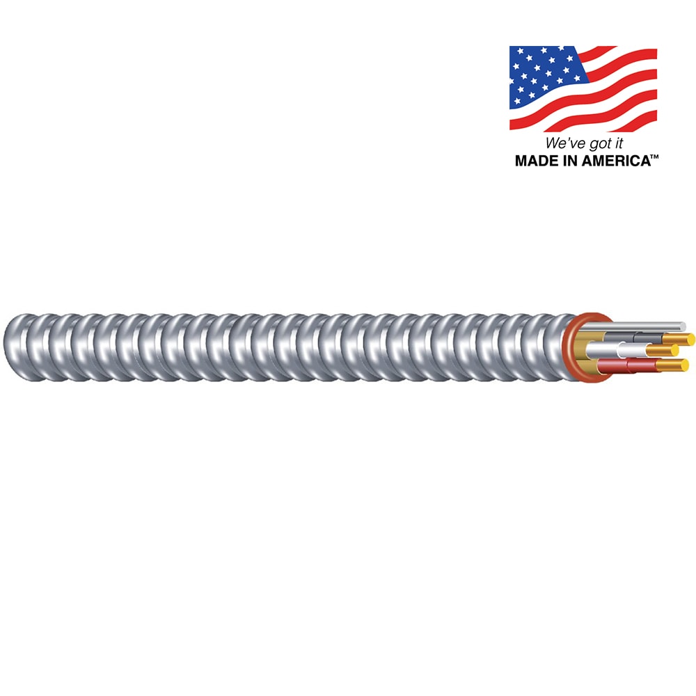 Southwire Armorlite 250-Feet 12 / 3 Solid Aluminum BX/AC Armored Cable