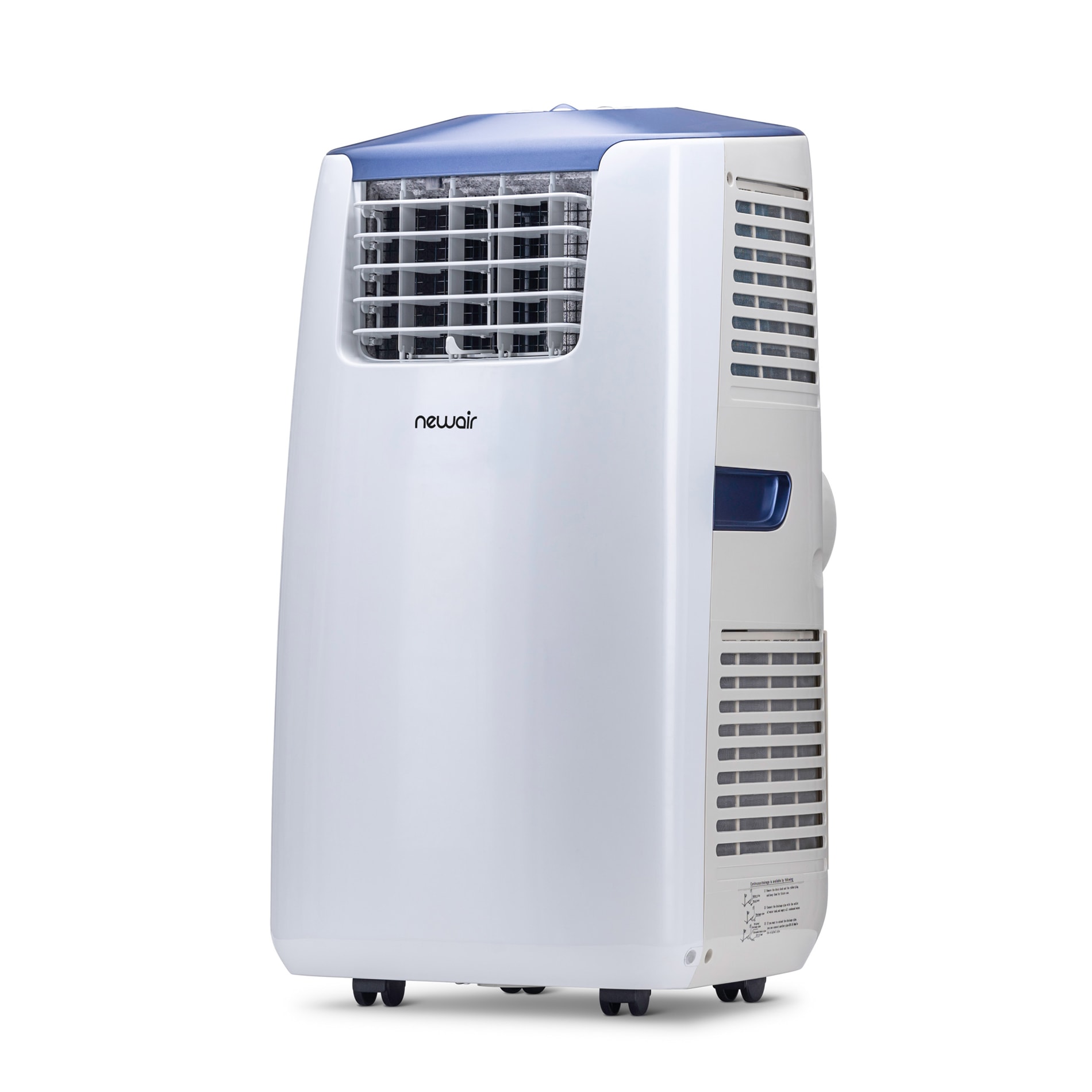 NewAir 8532 BTU DOE ( 115-Volts ) White/gray Vented Portable Air Conditioner with Heater Remote Control Included Cools 525-Sq. Feet